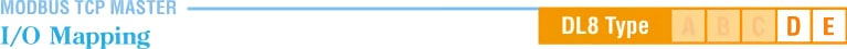 MODBUS TCP MASTER I/O Mapping