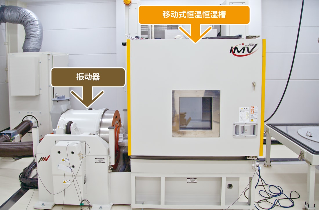 结合温度与湿度的振动试验系统