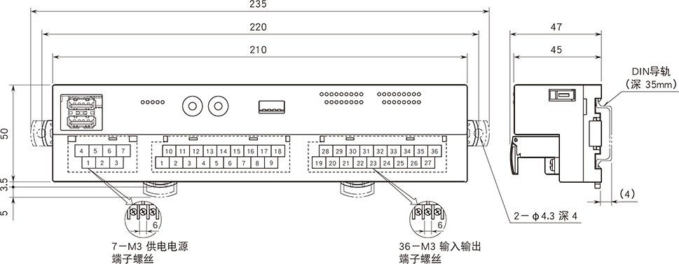 R7K4FML 外形尺寸图