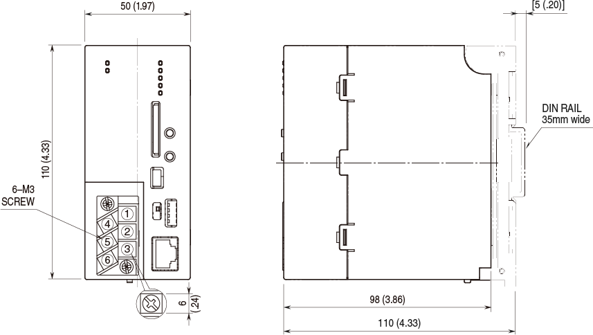 DL30 DIMENSIONS