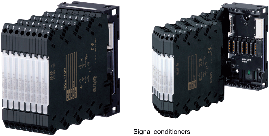 Multi-channel installation base allowing high-density installation of up to 47 modules