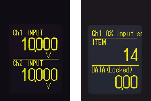 OEL display clearly displays information