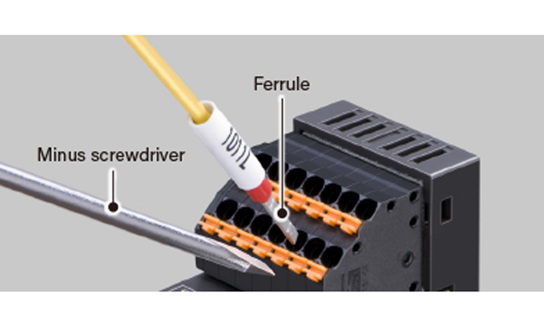 Tension clamp terminal block