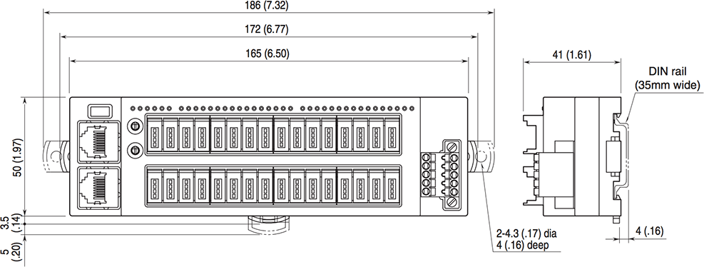 R7I4DECT DIMENSIONS