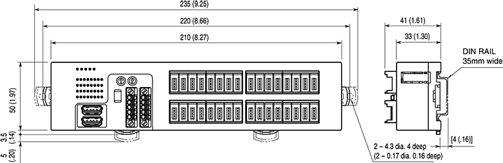 R7K4DML DIMENSIONS