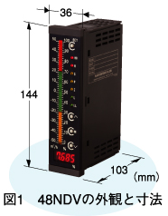 図1　48NDVの外観と寸法