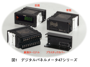 図1　デジタルパネルメータ47シリーズ