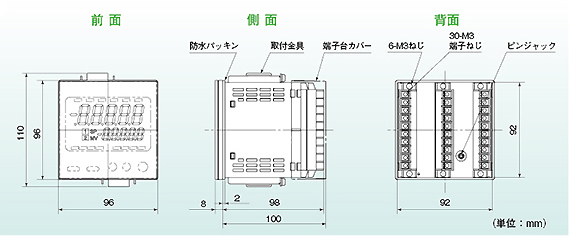 外形寸法図