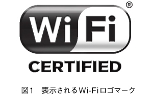 図1　表示されるWi-Fiロゴマーク 