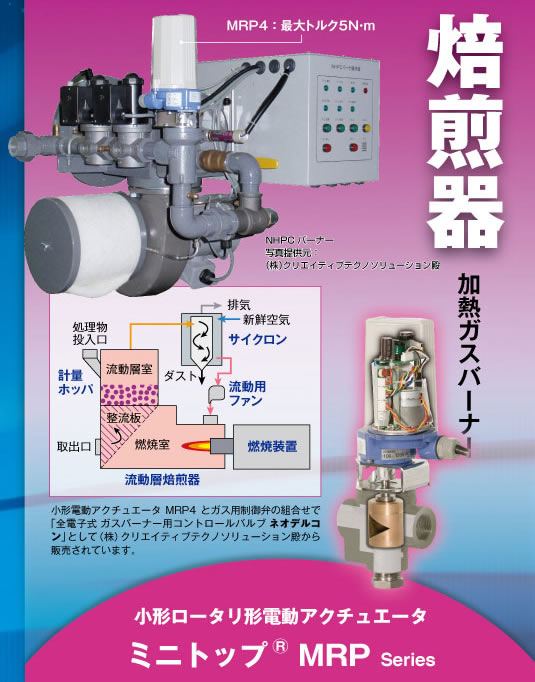 焙煎器 　加熱ガスバーナー