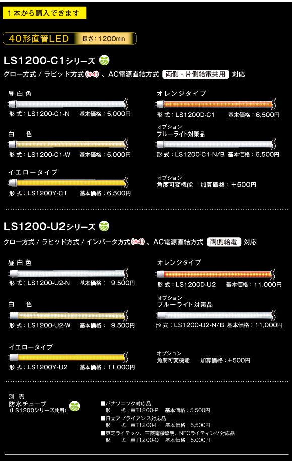 LS1200-C1シリーズ・LS1200-U2シリーズ