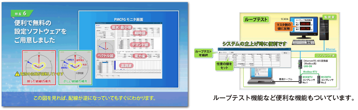 便利で無料の設定ソフトウェアをご用意しました。