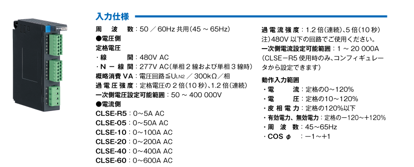 入力仕様