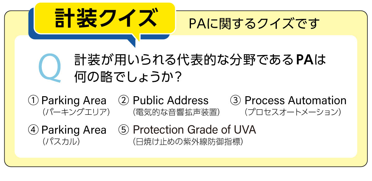 計装クイズ