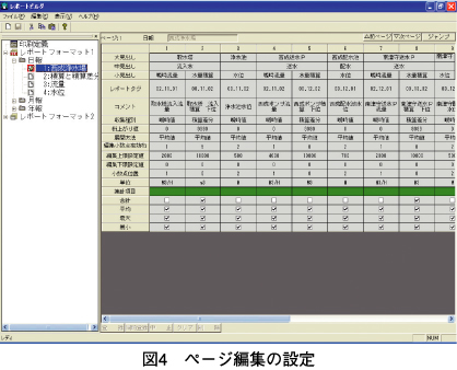 図4　ページ編集の設定