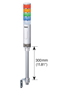 Pole with L-shape bracket