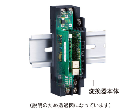 最少の部品構成で実現したサイズと経済性