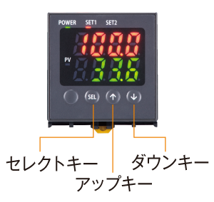 デジタル設定、2点警報形