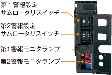 数字設定、2点警報