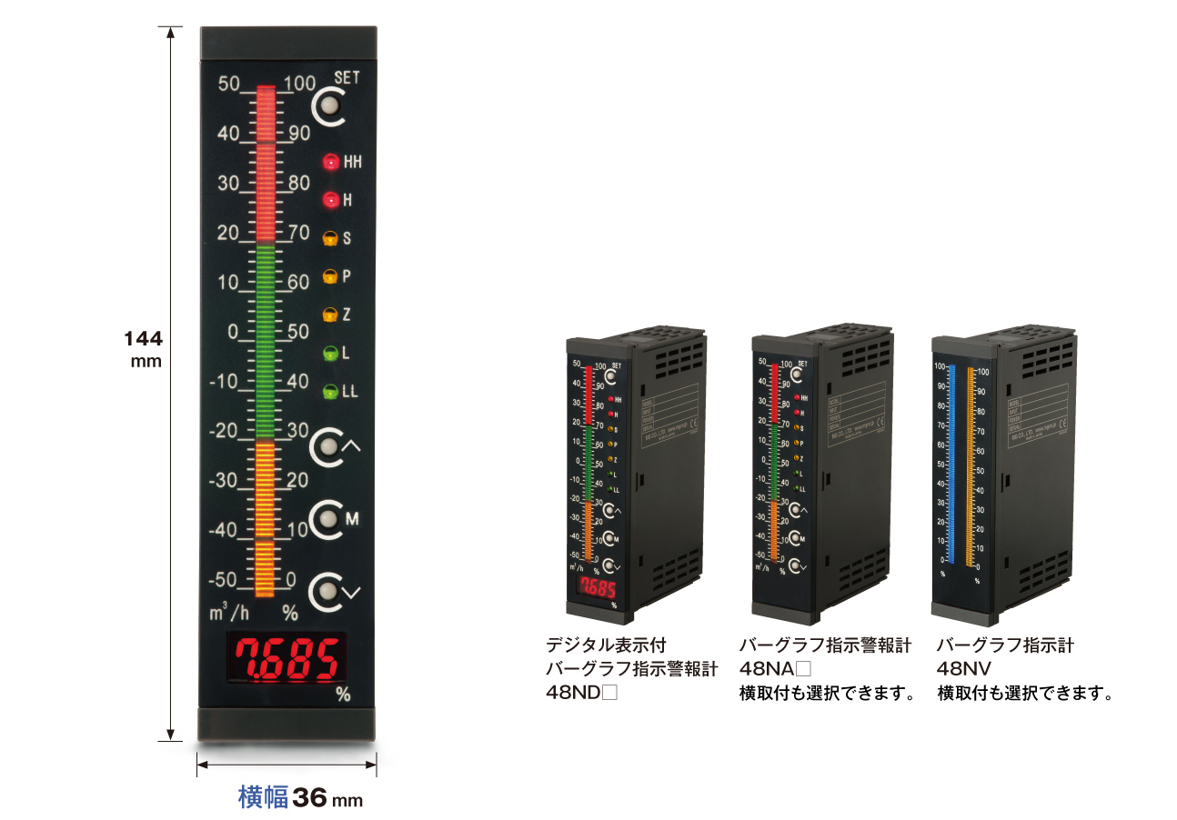 バーグラフ指示計 48Nシリーズ