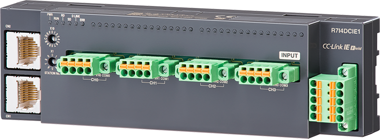 少点数一体形リモートI/O R7I4DCIE1シリーズ
