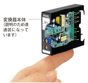 各社DCSに対応したラック形の変換器です。