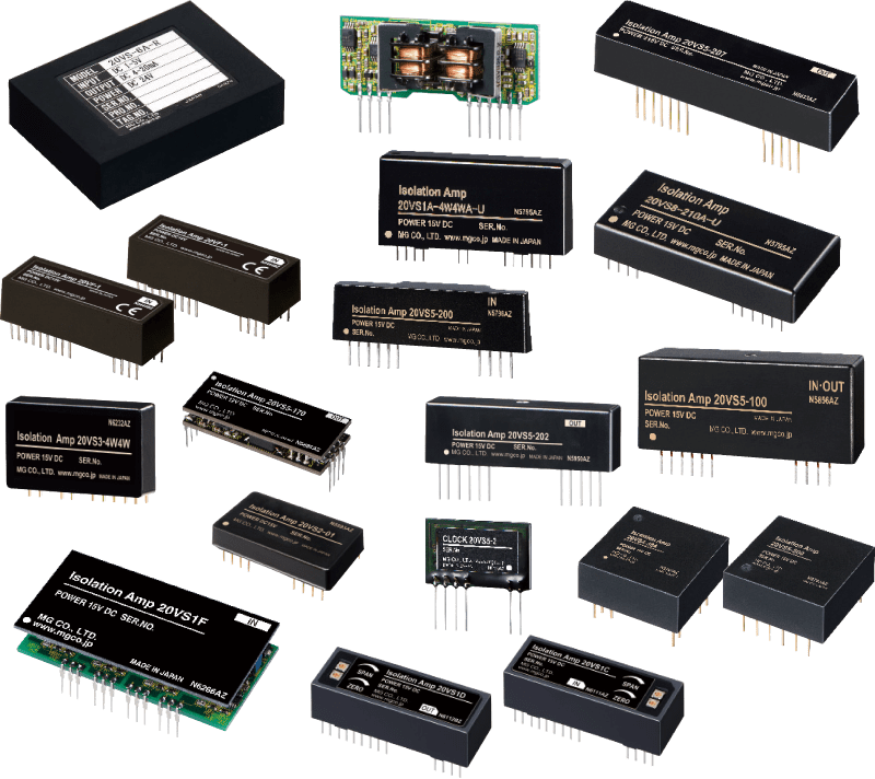 アイソレーションアンプ 20シリーズ。RoHS対応機種豊富！