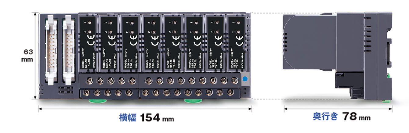 超小形信号変換器 M80シリーズ