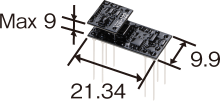 小型、高精度ローコスト、DIPタイプ