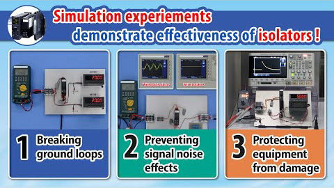 Simulation experiments demonstrate effectiveness of isolators!